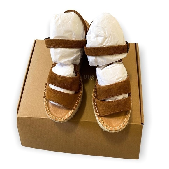 Soludos Espadrilles Wedge Sandals Brown Suede, Size 8.5, NWT - Picture 12 of 15
